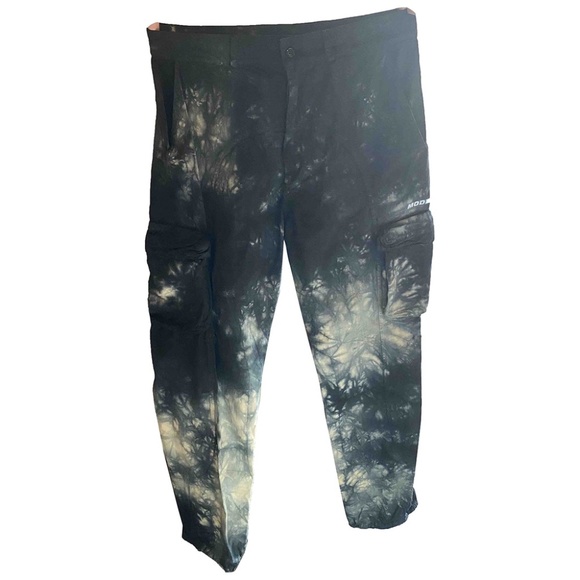 Off-White Pants - Off-White tie-dye cargo trousers